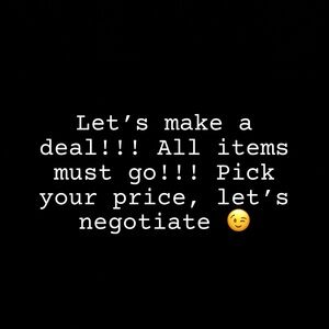 Sale on closet items!